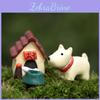 Cão Pato Ouriço Porco E Cogumelo Diy Jardim Miniatura Artesanato de Resina Para Decoração de Casa Presente