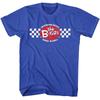 B52s Intergalactic Rock N Roll Men's T Shirt Checkerboard Logo Pop Band Concert