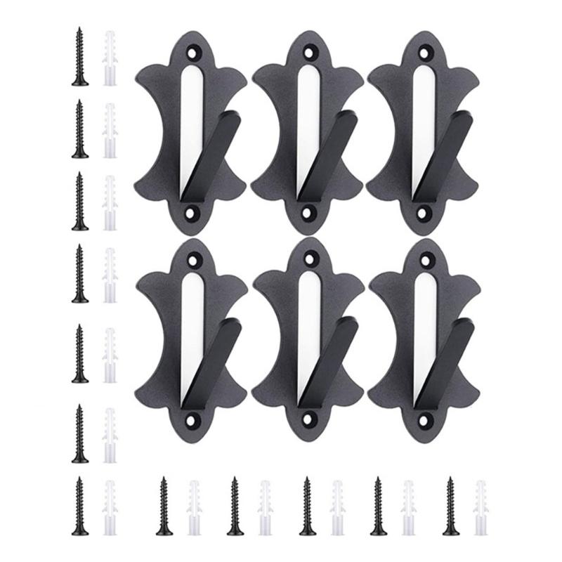 

Farmhouses Styles Skull Wall Hook With Screws Included Sturdy Metal Mounting Brackets for Hats Coat Decoration 1