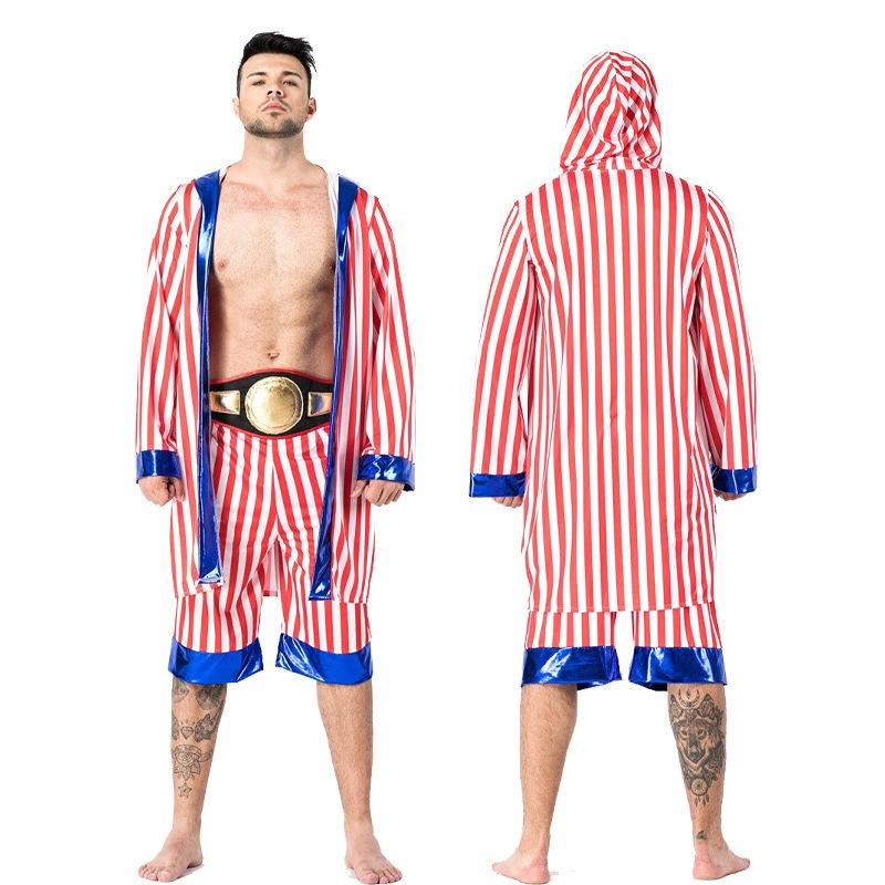 Halloween Paar Boxanzug Professionelles Verkleidungs-Performance-Kostüm Kampftraining Sanda Sportanzug