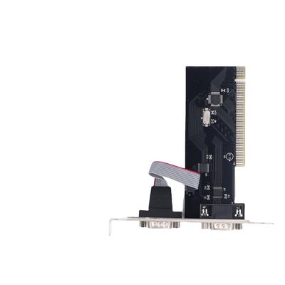 PCIe Serial Expansion Card 2 Port PCI Express 1.0 X 1 To Industrial DB9 COM RS232 Converter Adapter Controller for