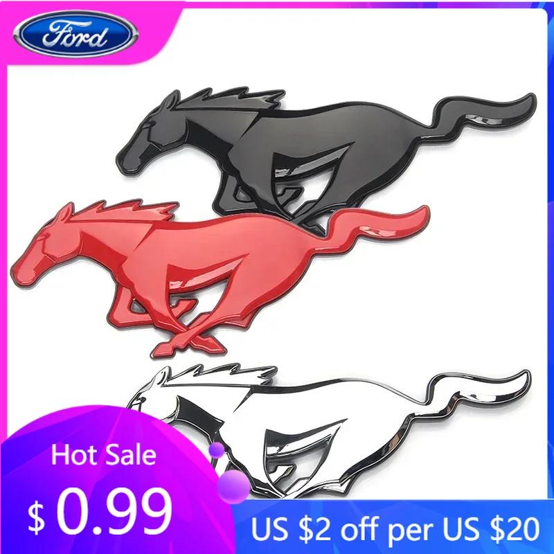 Adesivo per Auto Adesivo per Auto 2025 Auto Calda Emblema Esterno Decalcomanie Per Ford Mustang GT350 GT500 Shelby 2.3T Cobra Spoiler SVT Badge Carrozzeria