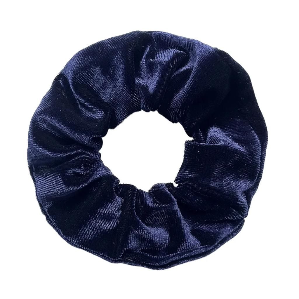 45 Colors Large Vintage Velvet Scrunchies Girls Elastic Hair Bands Ponytail Holder Ties Rubber Bands Fashion Women Accessories