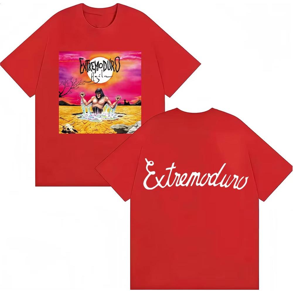 

Rock Band Extremoduro Agila Album Graphic Tshirts Men Women Fashion Vintage Hip Hop T-Shirt Cotton Loose Fans T Shirt 3XL