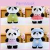 Panda Plush Toy With Dress And Hat For Childrens Gifts And Playtime