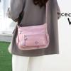 Vodotěsná dámská taška přes rameno Velkokapacitní multifunkční módní taška Messenger Vícevrstvá dámská kabelka Crossbody kabelka