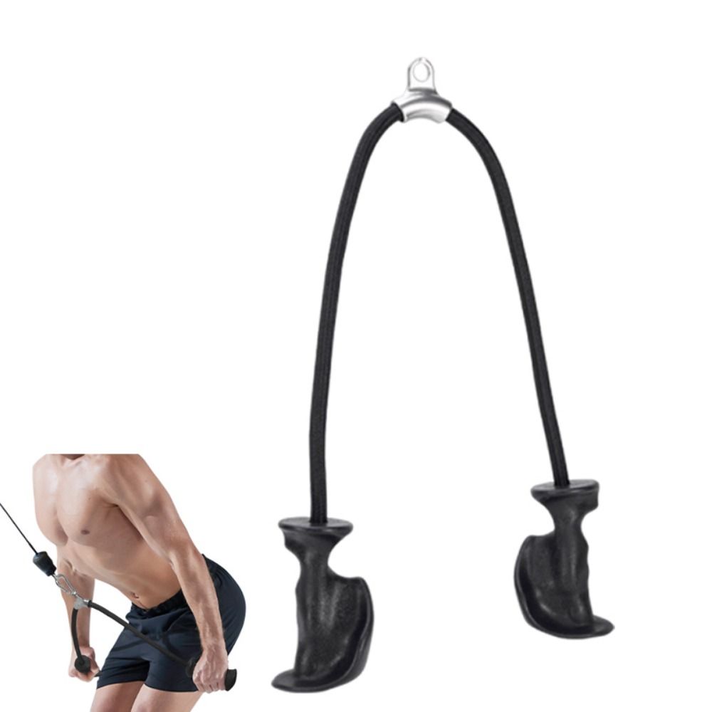 Schwere Trizepsseil Ergonomische Griffe Trizeps-Gaiter Zugseil Fitnessstudio Training