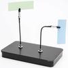 Painting Stand Base with 12PCS Alligator Clips Bendable Secure Magnetic Hobby Airbrushing Painting Stand Set for Card Photo Memo