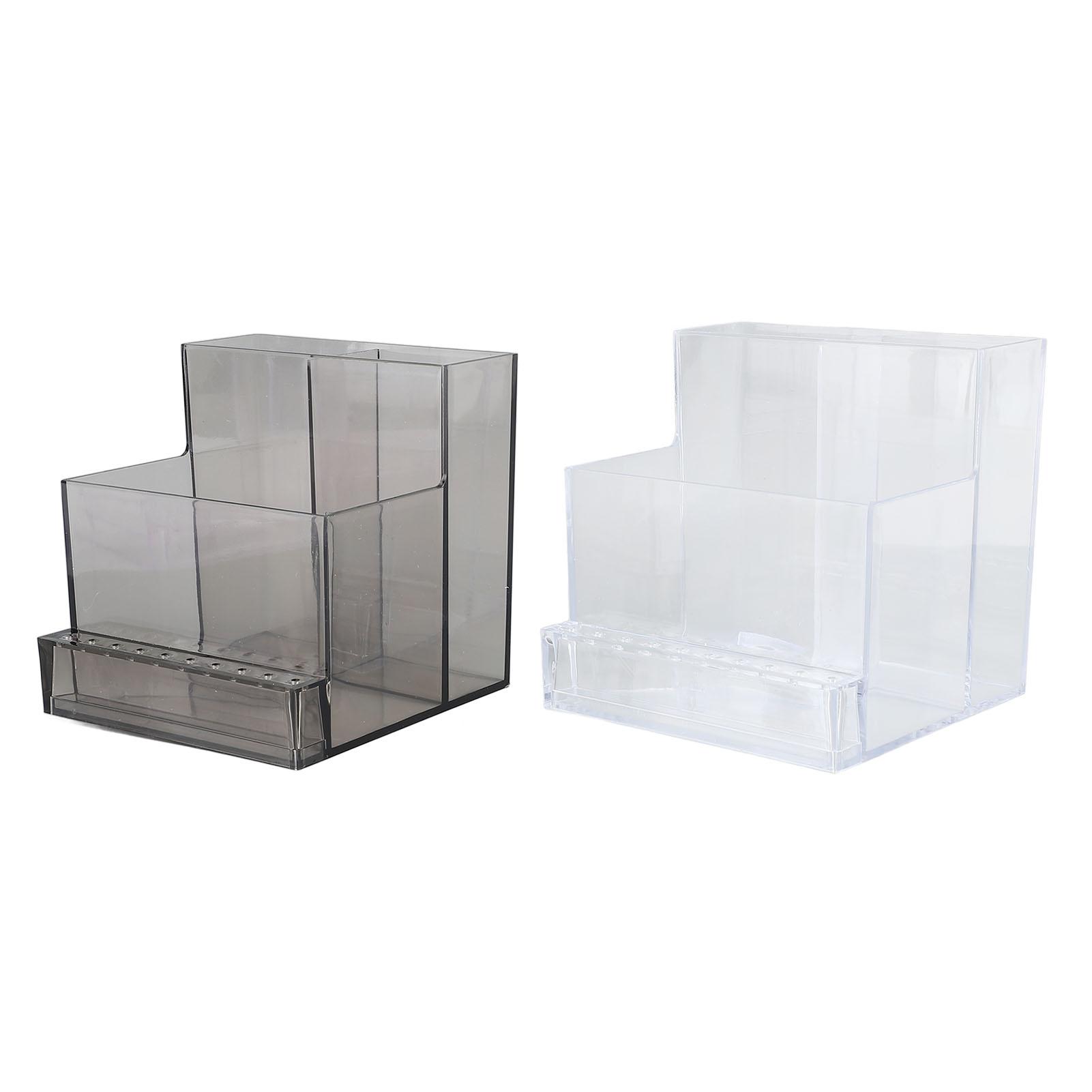 

2 шт. держатель для сверл для ногтей пластиковый держатель для шлифовальных сверл для ногтей коробка многофункциональный сверло для ногтей