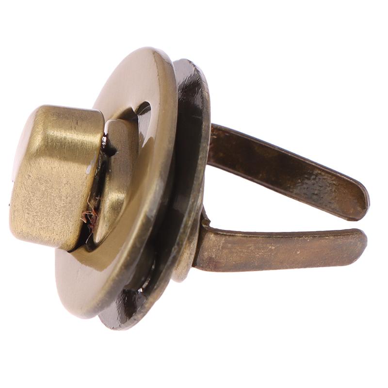 1Pc Metal Oval Twist Lock Durable Clasp Turn Lock For Diy Handbag Bag Purse Luggage Hardware Closure Bag Parts Accessories