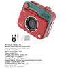 Mini digitální fotoaparát s 1,77palcovým IPS displejem 1080P Retro CCD fotoaparát s poutkem Nahrávání videa Pořizování fotografií Děti Dospělí Palcový fotoaparát Hračka