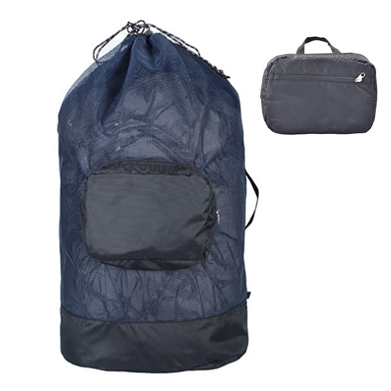 Cheap 40l Storage Bag Beach Swimming Diving Net Bag Outdoor Folding
