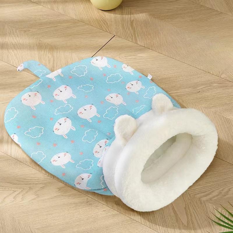 

Thickened Pet Pocket Nest Bed Kitten Puppy Comfortable Warm Nest for Small Medium Dogs Cats Cat Sleeping Bag Winter Soft Fluffy