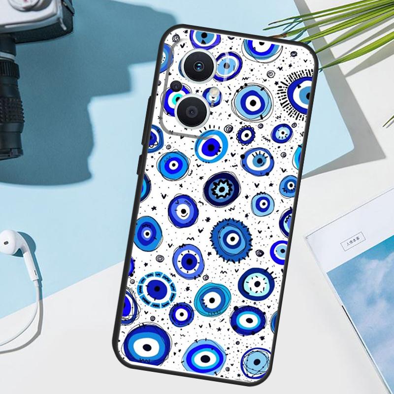 

Evil Eyes Cover For OPPO Reno 14 F 13F 12F 11F 10 11 12 13 Pro 7 8 Lite OPPO Find X9 X5 X6 X8 Pro Case OPPO Reno13
