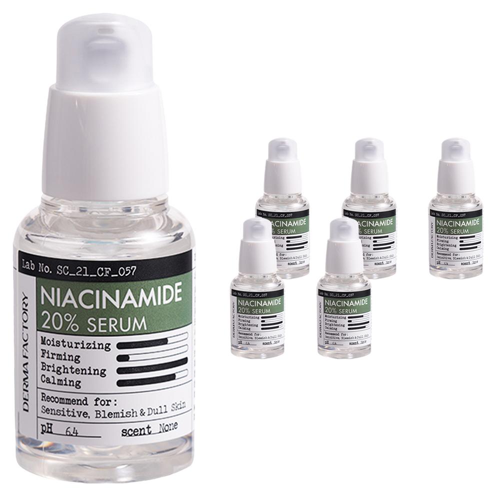 Derma Factory Niacinamide 20% Serum, 30ml, 6pcs