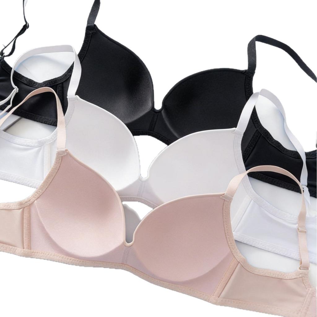 Tume simple smooth surface without steel ring underwear comfortable and breathable gathering seamless one-piece cup Shaowen bra casual