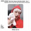 ATEEZ 10e mini album Golden Hour Part.1 Makestar Last Fan Sign Event Photocard
