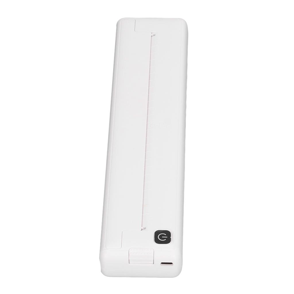 A4-Thermodrucker, 200 dpi, tragbarer Mini-Bluetooth-wiederaufladbarer tintenloser Thermodrucker für das Schulbüro