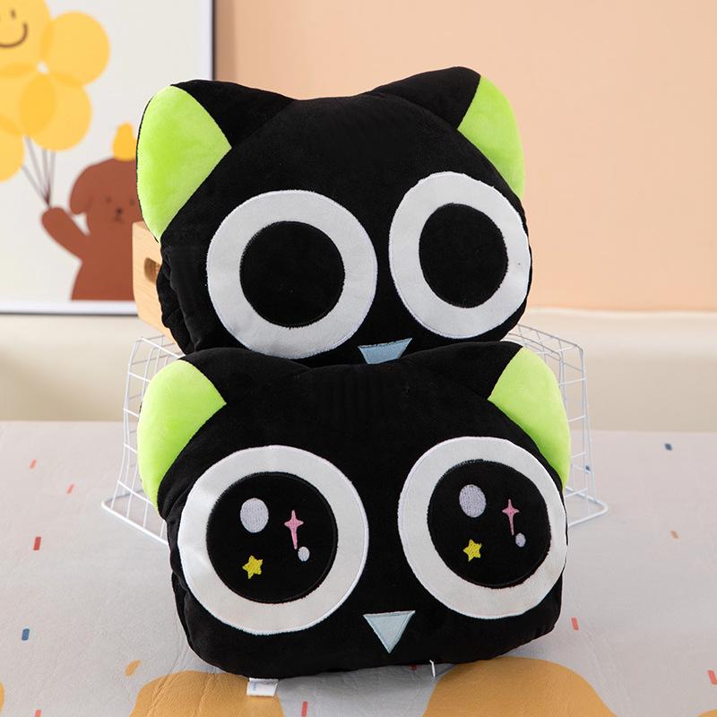 Ein Zwei Buuh Plüschkissen mit Cartoon: Multifunktionale weiche Kissen & große Puppe für das Bettkopfteil oder die Heimdekoration