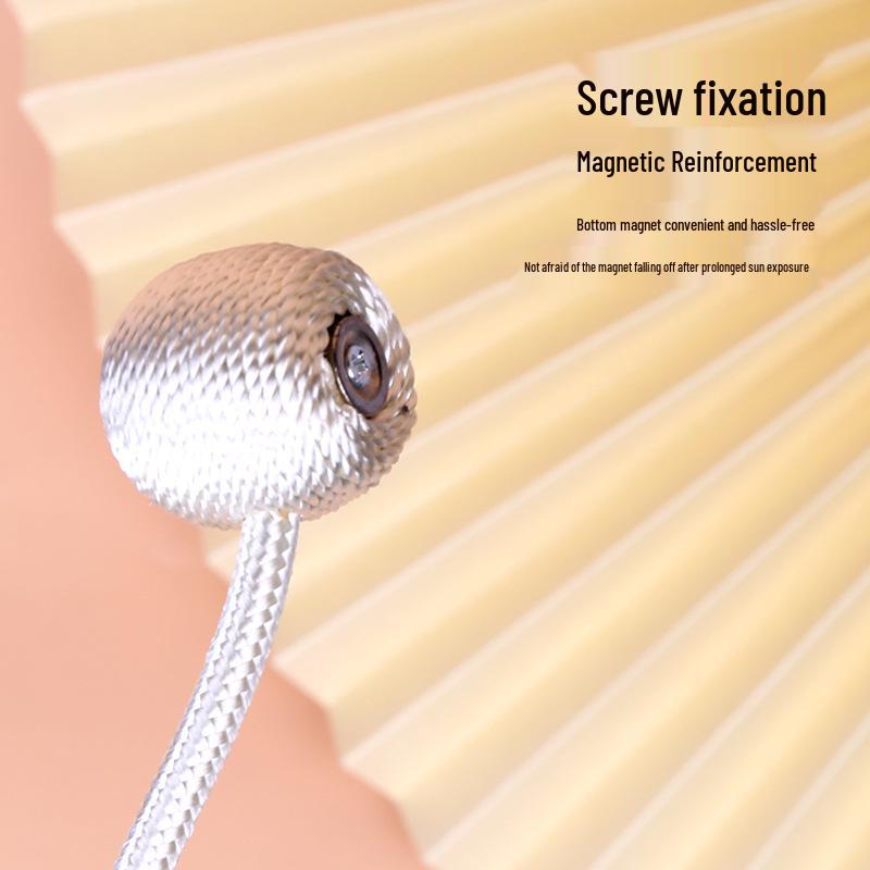Magnetic Headphone Style Curtain Tiebacks - No-Punch Modern Minimalist Design