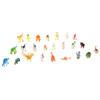24 PCS Dinosaur Figurines Real Details Plastic Interactive Play Set of Dinosaur Toys for Toddlers