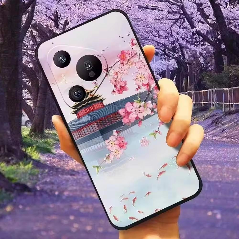 For Google Pixel 3 / Pixel 4 / Pixel 5 Case 3D Flower Relief Silicone Emboss Back Covers for Google Pixel 5 Cases Soft Cartoon