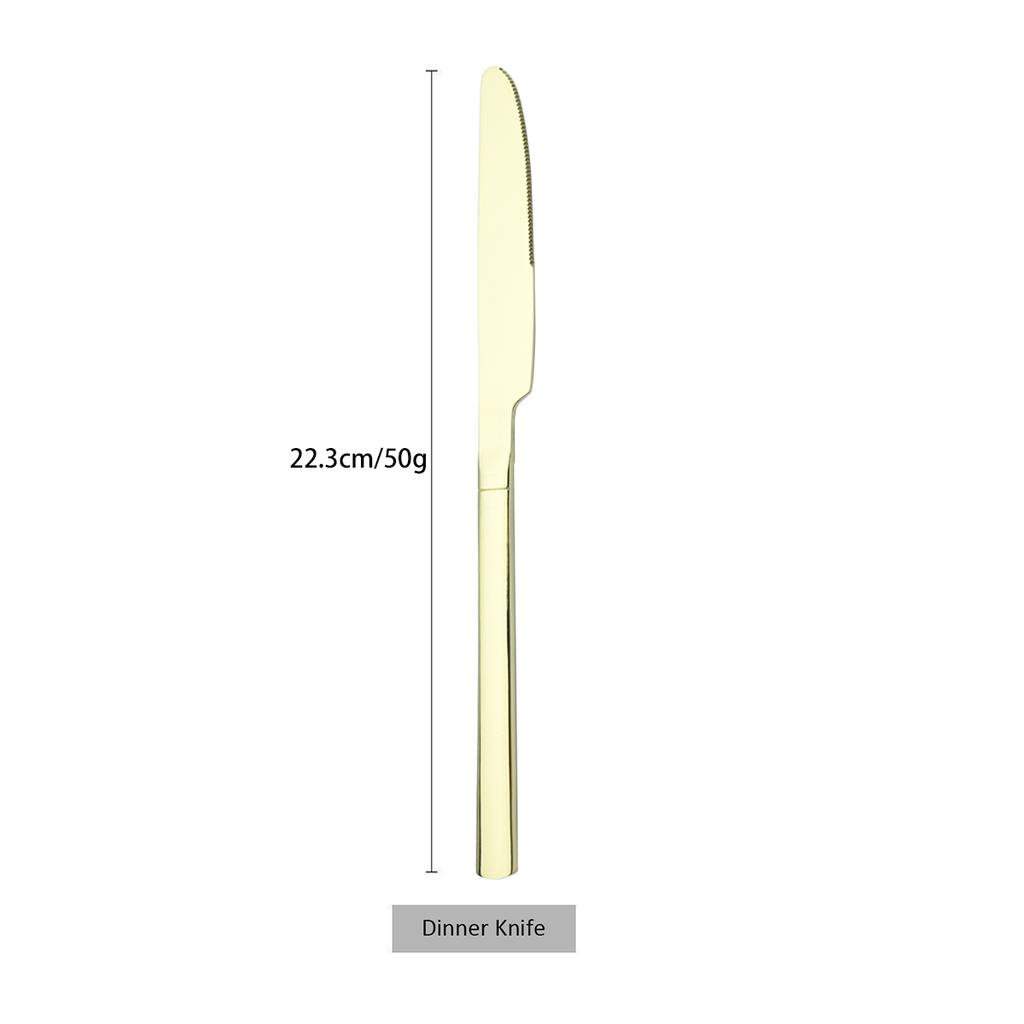 Stainless Steel Cutlery Set Mirror Black Dinnerware Set Knife Dessert Fork Coffee Tea Spoon Tableware Western Kitchen Flatware