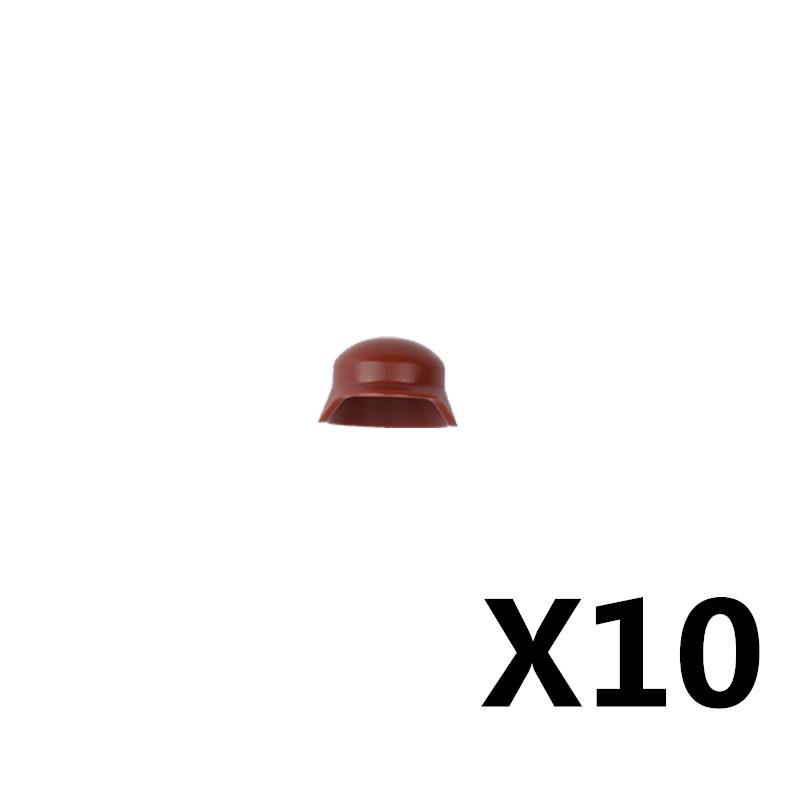 US Soviet British Soldier Figures Helmet M1ssh40 M3 Beret Military Accessories Building Blocks Toys For Children J004