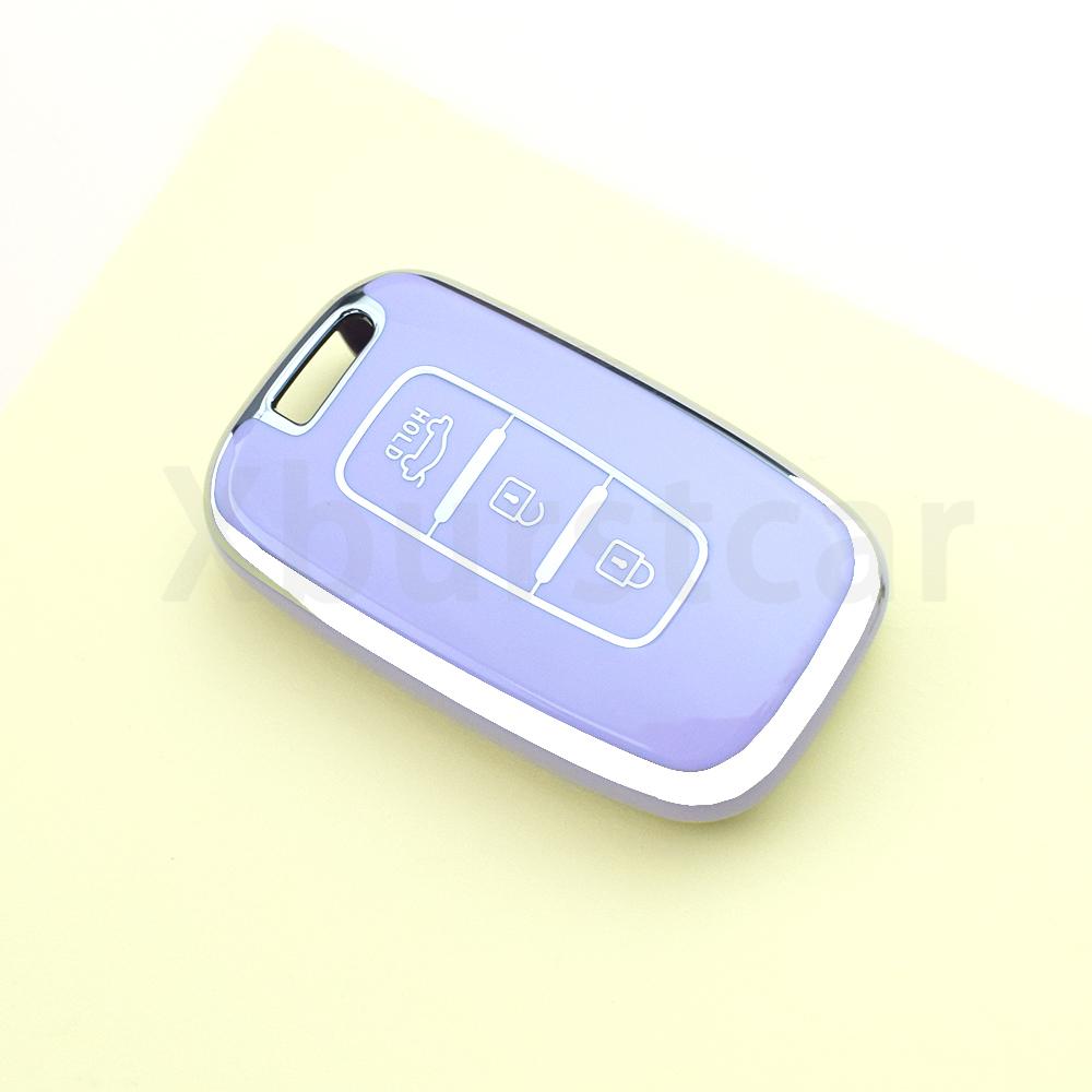 3/4Button Tpu Keyless Car Smart Key Case Auto Shell Fob Cover For Kia K2 K5 Forte Sportage For Hyundai Genesis Coupe Sonata Ix35
