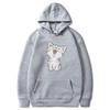 Autumn Winter Solid Color Cat Classic Hoodie Men's Daily Casual Harajuku Hoodie Y2K Street Wear Warm Hoodie