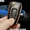 TPU Faltbarer Autoschlüssel-Etui Abdeckung Tasche Schlüsselanhänger für Ford Focus C-Max S-Max Galaxy Mondeo Ranger Transit Tourneo Custom Styling