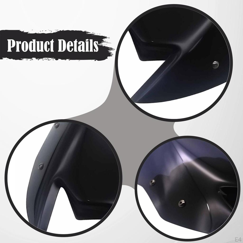 Motorcycle Windshield Wind Deflector Professional Easy Installation Screen Windscreen
