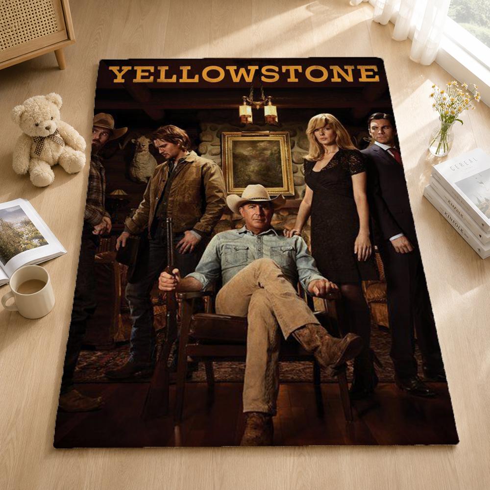 Serie Y-Yellowstone Wohndecken Weiche Warme Flanelldecke Bettwäsche für Bett Wohnzimmer Zuhause Sofa