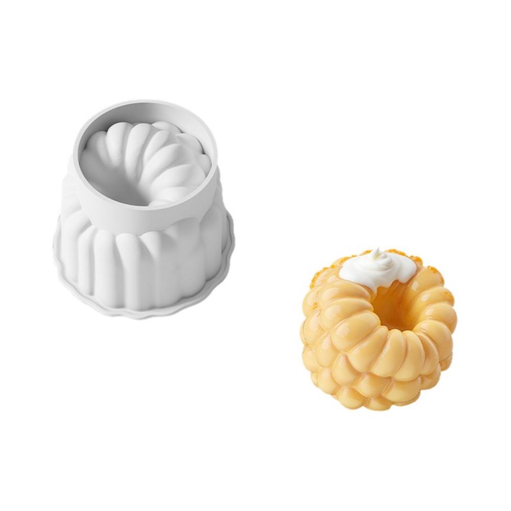 4 Inch Chocolate Mold Nonstick Ice Cream Mold Candle Mould Mousse Cake Mold  Mousse Cake белый