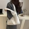 Small fresh lace flower canvas bag women's new large-capacity shoulder support bag commuter armpit bag