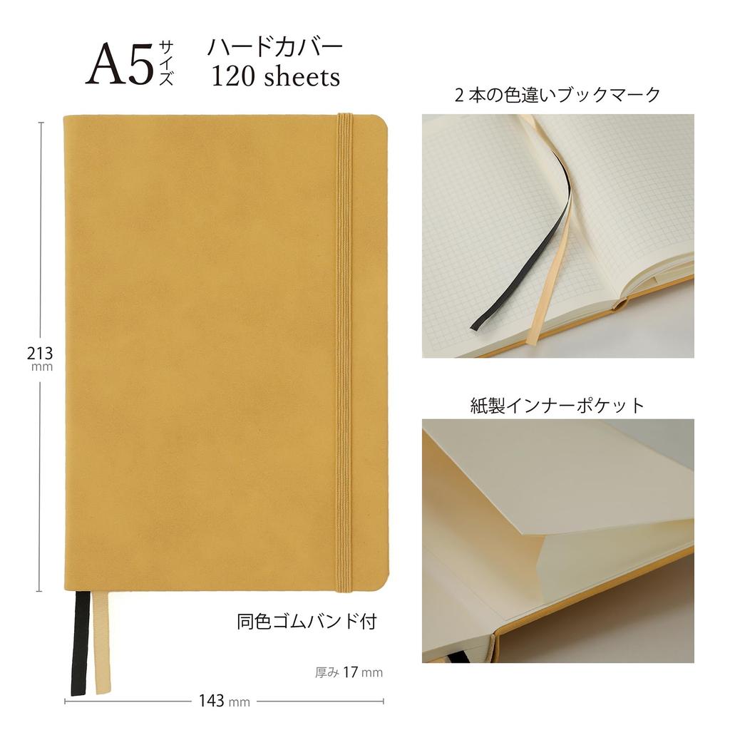 INFINITE MIND Hardcover A5 PU Leather Expand Your Improve Your Mind Through Stylish School Stationery PU 5mm Notebook, Imagination, Writing, Journal,