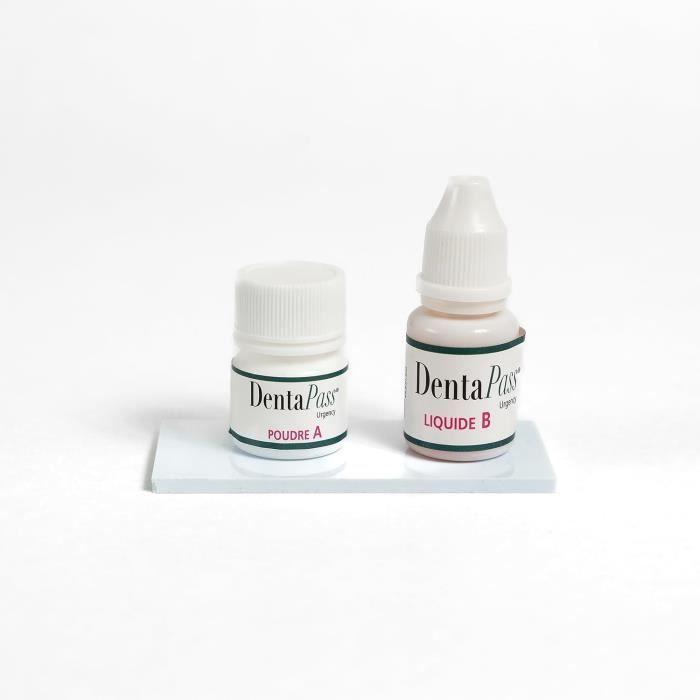 Zahnzement Zahnkleber für Krone, Brücke, Stiftzahn Professionelle Qualität 15 Anwendungen Einfache Anwendung