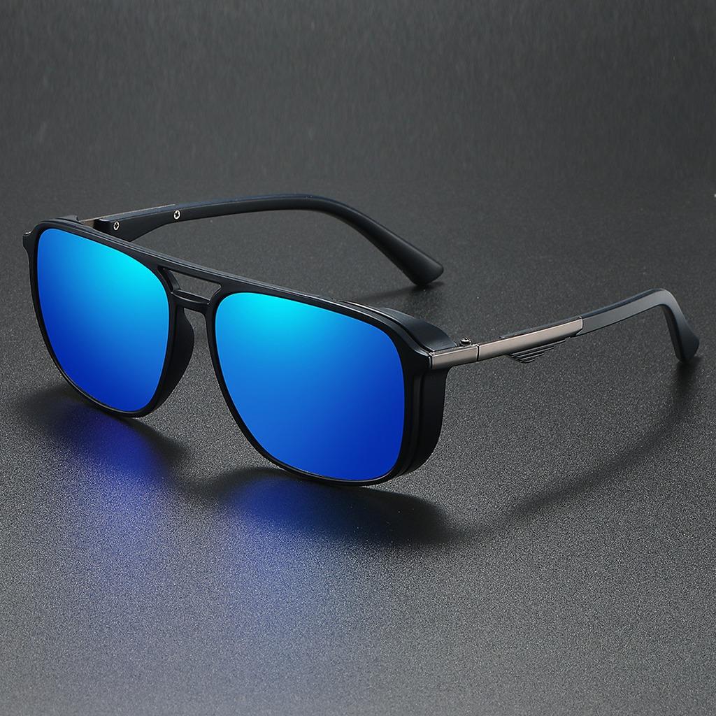 Men'S Square Polarized Sunglasses Uv400 Protection Anti-Glare Sun Shades Glasses For Driving Fishing Cycling Outdoor Activities