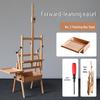 Handun Beechwood Foldable Mini Easel with Pull-out Art Box
