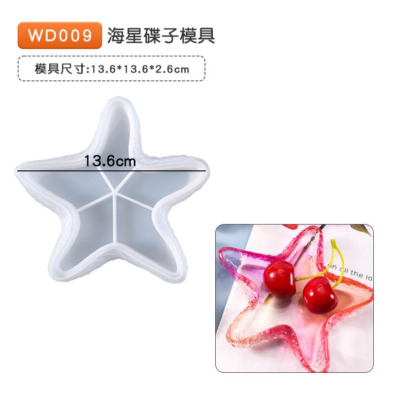 29 Styles Tray Gypsum Mold Diy Resin Mold Silicone Mold Fruit Disc Tea Plate Coaster Making Molds