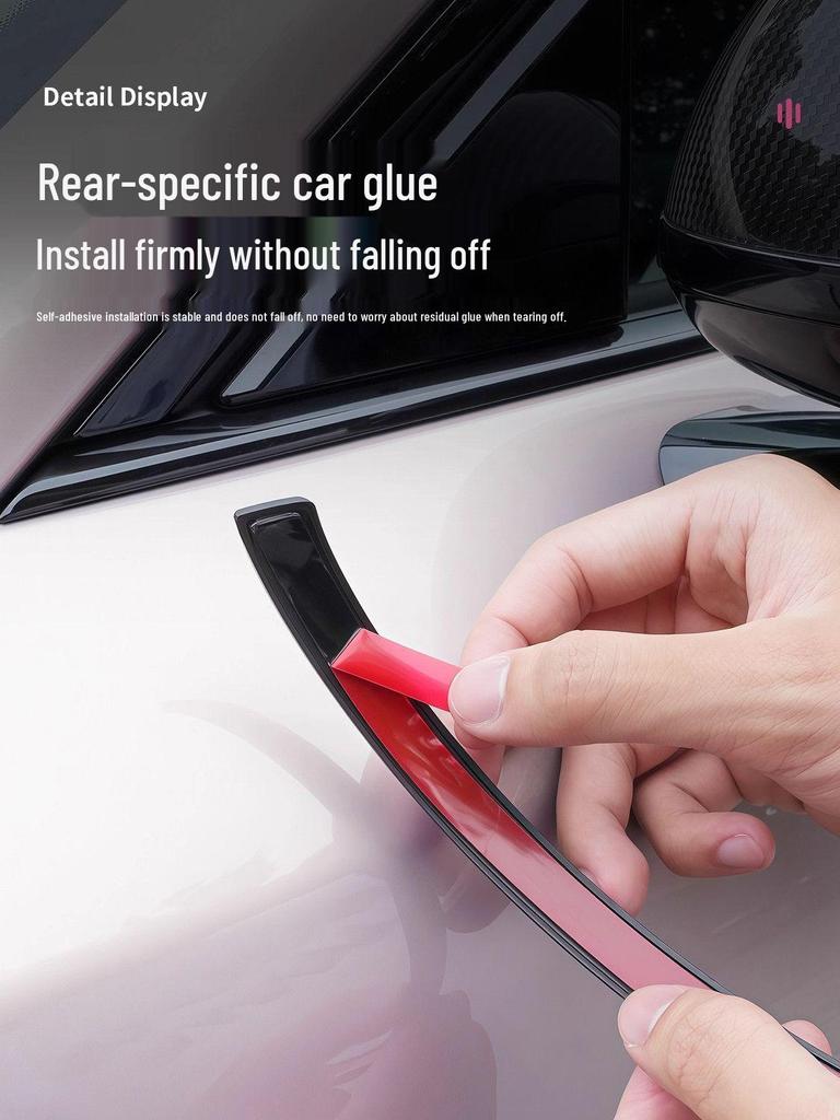 Applicable for Xiaomi YU7 Rearview Mirror Anti-Scratch & Anti-Collision Strips – Car Door and Body Protection Interior Decoration.