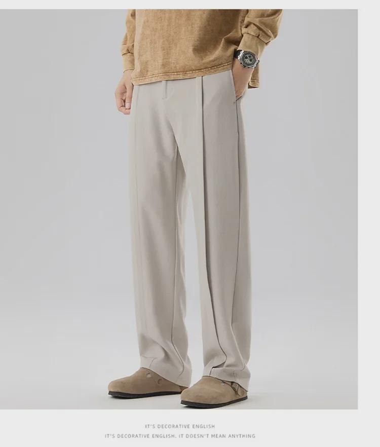 2025 Herren Hochwertige Locker Geschnittene Straight-Leg Sporthose für Herbst und Winter