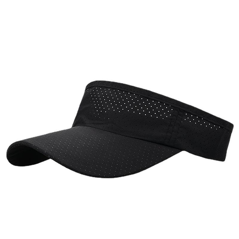 Empty top hat Men's and women's summer visor Sun hat Peaked cap Outdoor running hat Quick-drying baseball cap