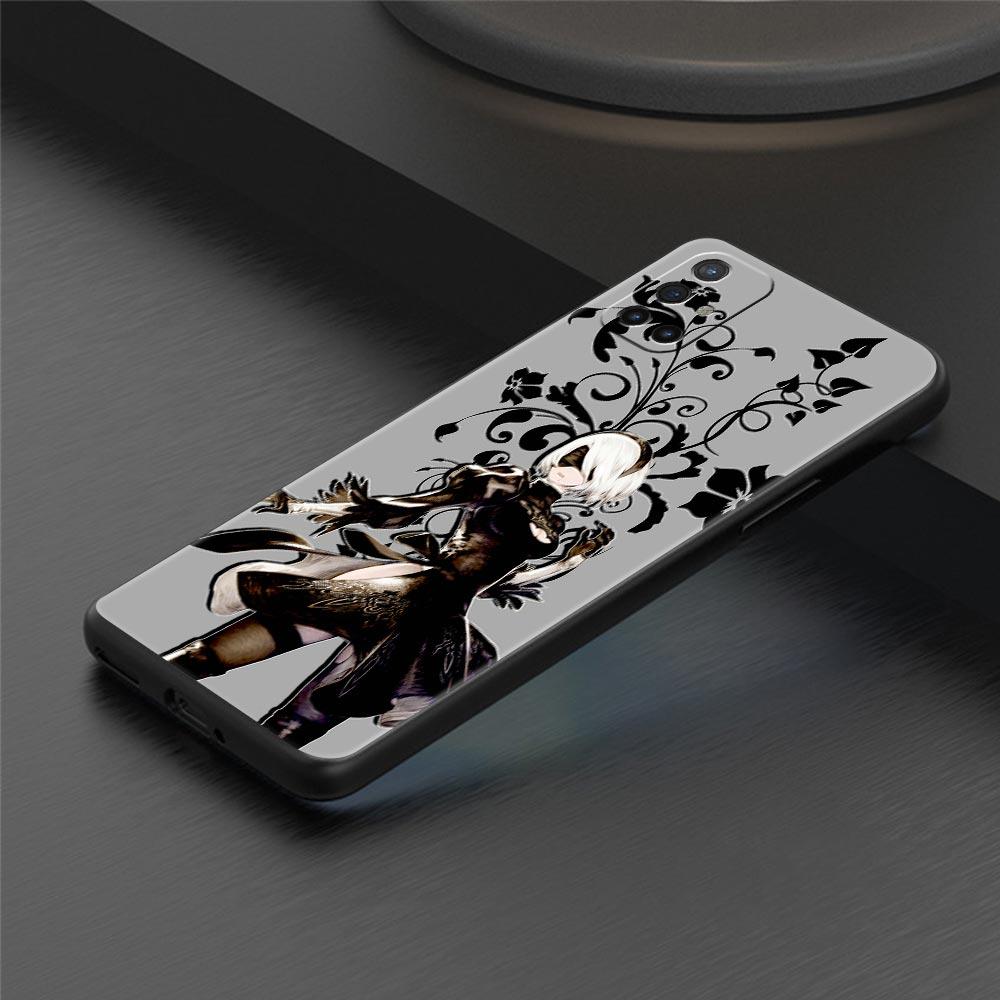 Nier Automata Cartoon For OnePlus 10 Pro 9 8T 8 Nord N10 7 7T 9R Phone Case For 1+ Nord 2T CE 2 N100 N200 Z 5G Soft Black Cover