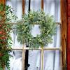 Simulation Leaf Wreath for Front Door Farmhouses Garden Wedding Decorations