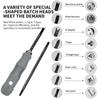 Screwdriver Assembly Magnetic Double Head Screwdriver Bits Hand Tool Screwdriver Set Multifunctional 17-in-1
