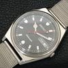 AUTOMATIC VINTAGE SEIKO JAPAN 6309A MENS BLACK COLOR DIAL WATCH a700417-5 R203-a700417