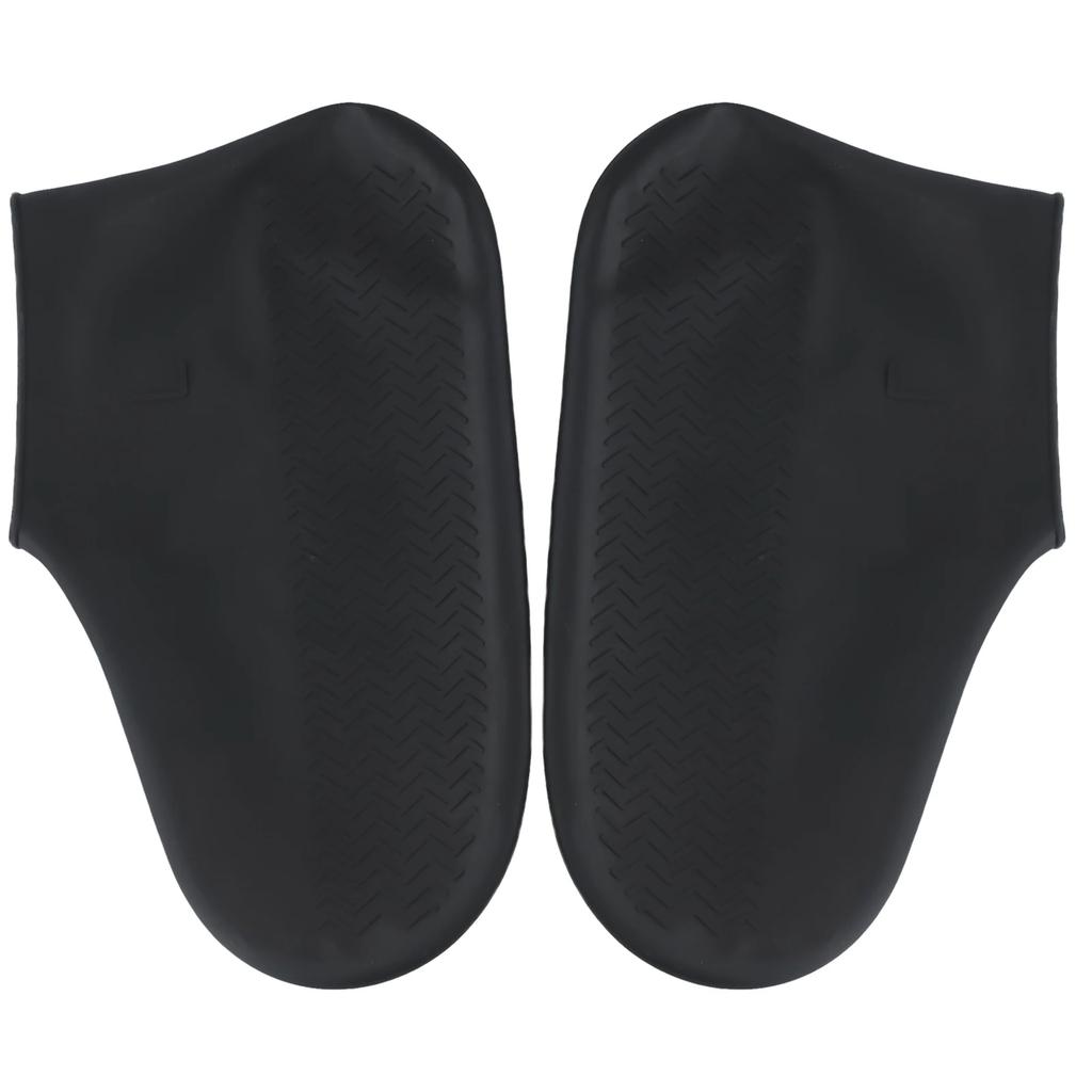 Waterproof Shoe Covers Non-Slip Rubber Overshoes For Rainy Days Reusable Boot Protectors M/L Wet Weather Accessories
