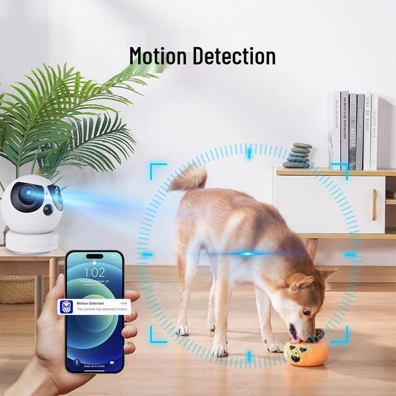 Cartoon Baby Monitor WiFi Camera: Wireless, Battery-Powered, Wide Angle, Smart Recording Surveillance