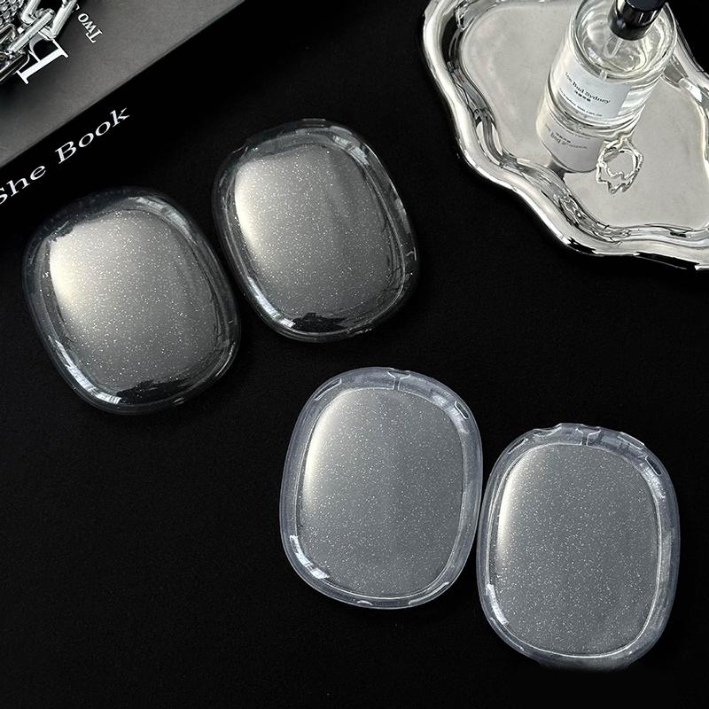 1Pair Headphone Case For Apple Airpods Max Protective Cover Glitter Sparkle Clear Tpu Soft Earphone Case For Apple Airpods Max 2